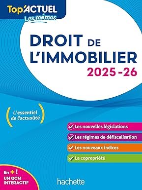 Top'Actuel Droit de l'immobilier 2025-2026 - Couverture